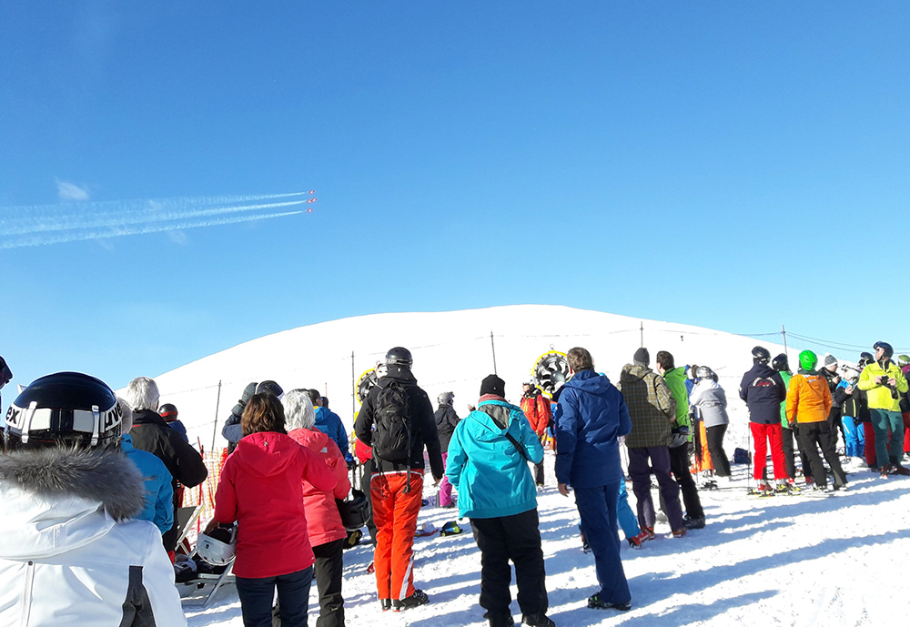 Jets Swiss Air Lauberhorn