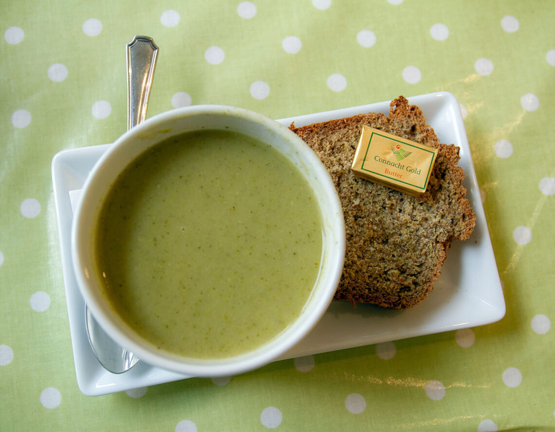 Irish soup and soda bread